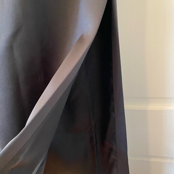 Long, black, satin skirt from VIE by Victoria Royal in size 6 - Picture 2 of 7